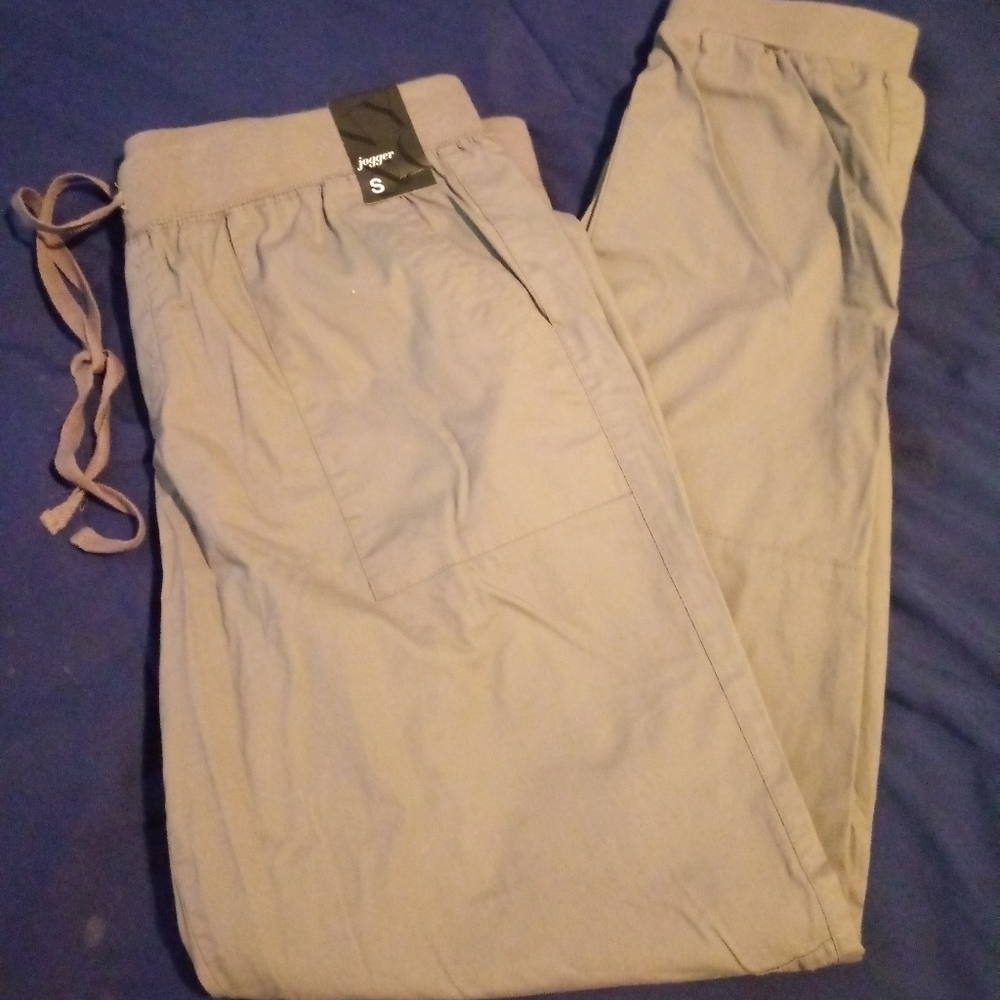 Grey jogger pants